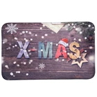 Christmas Decorative Bath Rugs Memory Foam Bath Mat SBR Non Slip Backing Absorbent Super Cozy Velvet Bathroom Rug Carpet