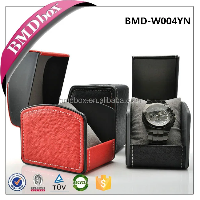 pu leather single watches box luxury jewerly watch gift boxes