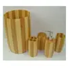 Wholesale bamboo bathroom accessory set soap dispenser buy bulk from from