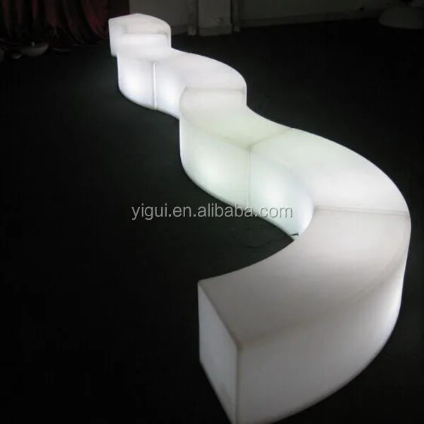 Yi gui現代rgb 16色ledキューブスツール屋内と屋外の使用パーティー仕入れ・メーカー・工場