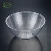 Heat sell transparent ps round fruit disposable cheap clear plastic fruit bowl