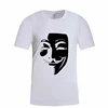 China Wholesale Custom made summer fashion import V for Vendetta Movie men Printed t shirts Short sleeve