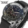 Jargar Black Silicone Turkish Men Luxury Brand Automatic Watches