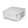 Portable custom dual mini itx case thin mini computer case aluminum grey mini computer pc case