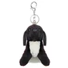 Customized new creative personality plush doll bag ornaments cute puppy car keychain