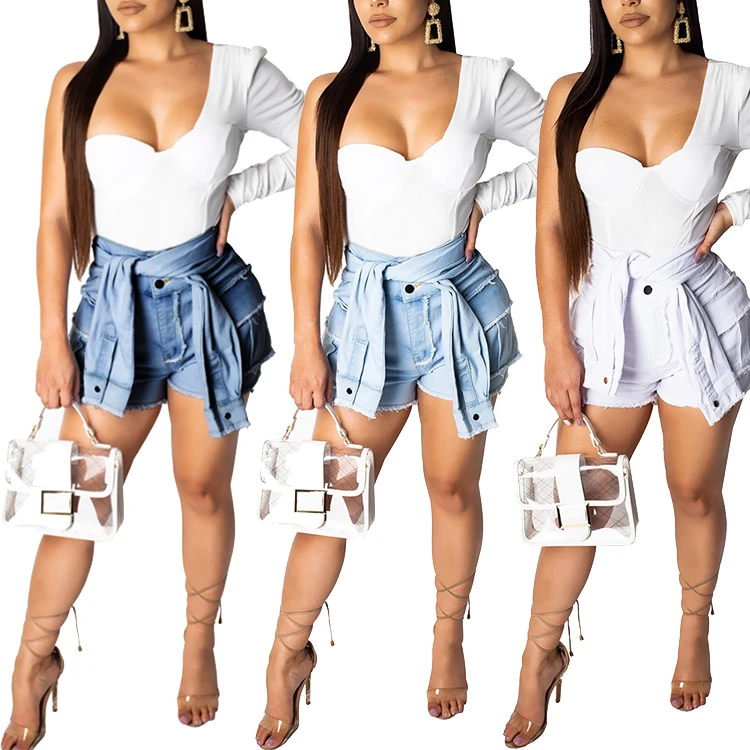 Feelingirls Blue High Waist Tie Waist Mini Length Sexy Women Denim Shorts Women Fashionable
Feelingirls Blue High Waist Tie Waist Mini Length Sexy Women Denim Shorts Women Fashionable