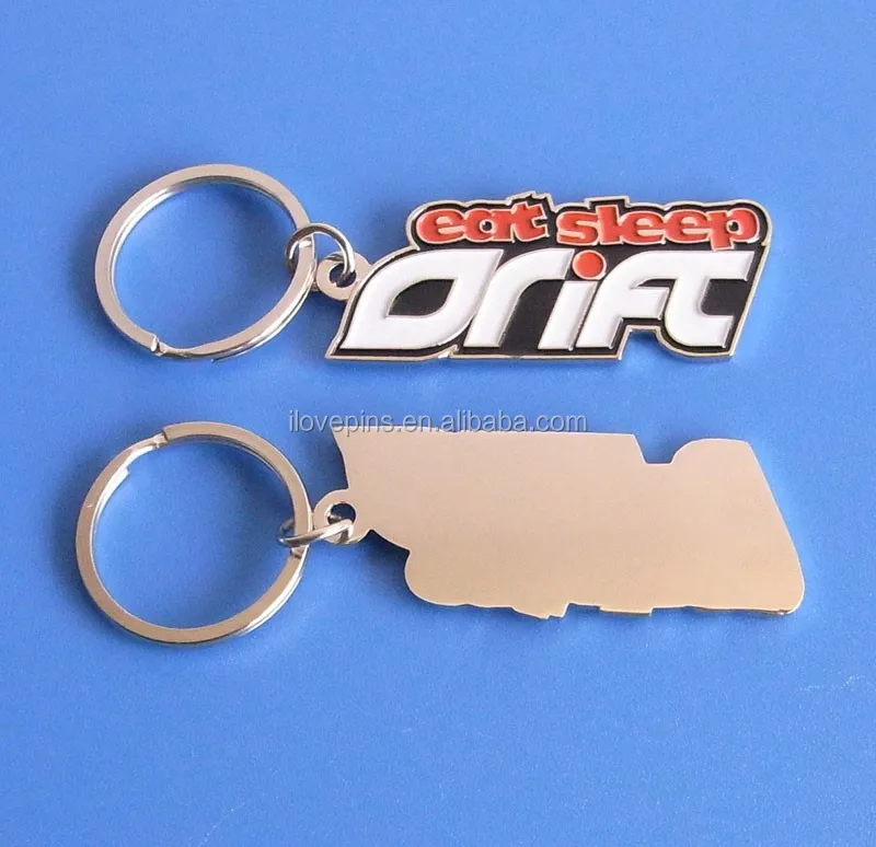 Hot Selling Qatar Sheikh Black Enamel Round Shaped Keychain/keyring