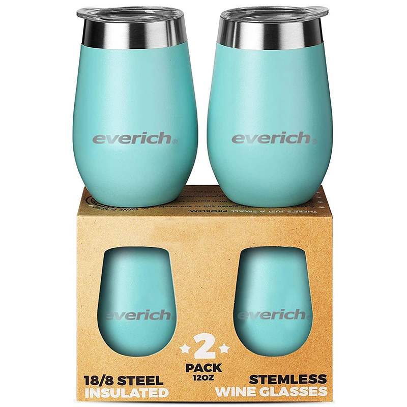 12oz Everich wine glass stainless steel tumbler coffee cups stainless steel cup thermal cup tea beer tumbler with logo, Customized color
12oz Everich wine glass stainless steel tumbler coffee cups stainless steel cup thermal cup tea beer tumbler with logo, Customized color