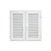Custom Pvc Casementupvc Shutter Basement Smart Good Quality Uvioresistant Door & White Upvc Mosquito Net Window Profile
