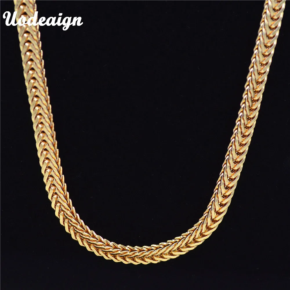 Uodesign Gold Color Chain For Men Hiphop Jewelry Wholesale Alloy Steampunk Style Gold Chain Long Necklace for Men
Uodesign Gold Color Chain For Men Hiphop Jewelry Wholesale Alloy Steampunk Style Gold Chain Long Necklace for Men