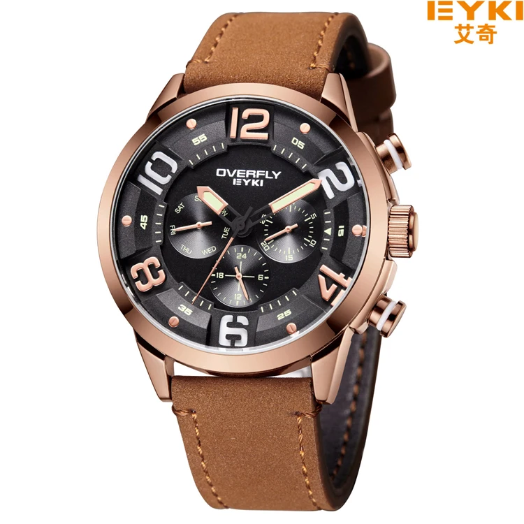 EYKI E3068L Top Brand Military Outdoor Sport Watches Men Watches Quartz Casual Wristwatches Male Leather Strap Clocks 
EYKI E3068L Top Brand Military Outdoor Sport Watches Men Watches Quartz Casual Wristwatches Male Leather Strap Clocks