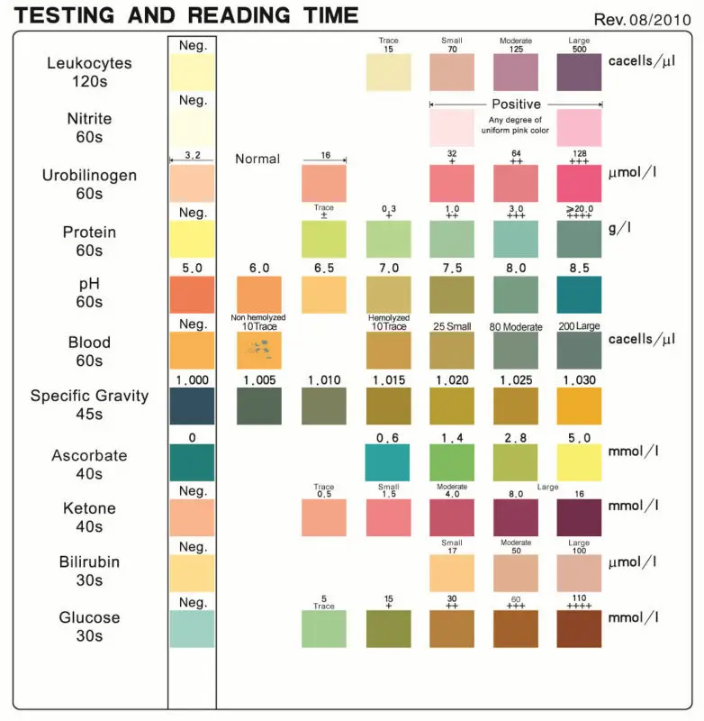 Standard Dipstick Urinalysis Includes at Ashley Clark blog