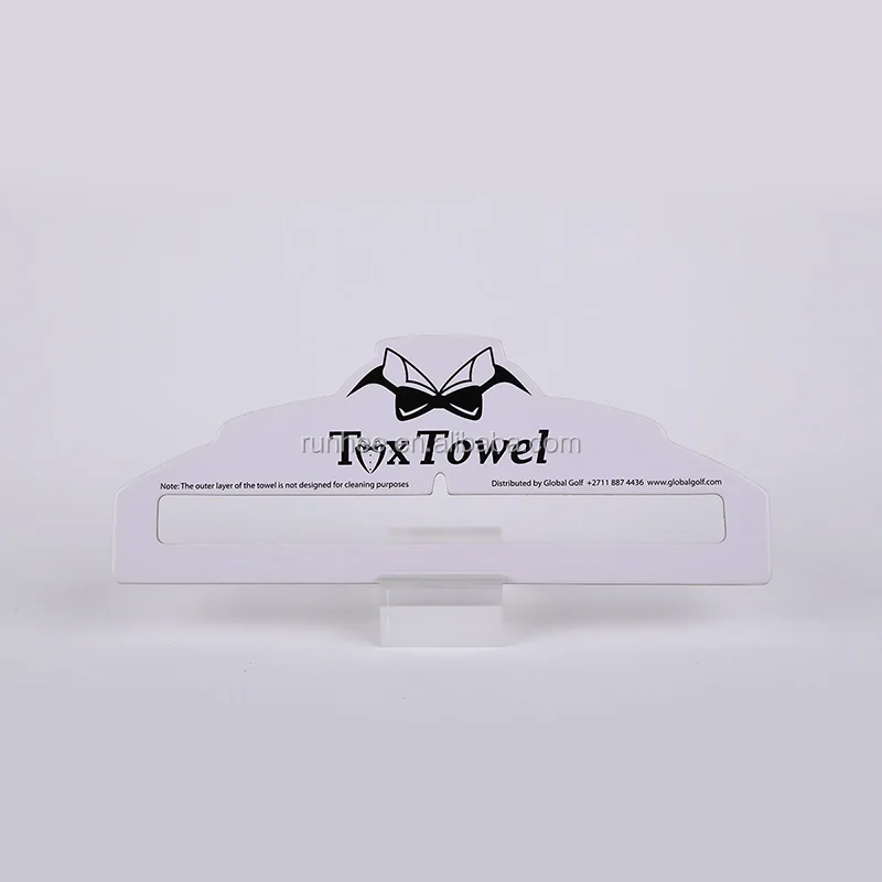 OEM Logo Cardboard Scarf Hangers Customizable Size Recycled Paper Hangers