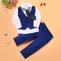 2017 4pcs set autumn children's clothing sets baby boy suit vest gentleman clothes for weddings formal clothing suit
2017 4pcs set autumn children's clothing sets baby boy suit vest gentleman clothes for weddings formal clothing suit