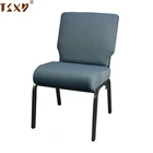 2018 chinese colorful metal cheap steel stackable cheap comfortable seat durable church hall chair