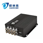 OEM 8 channel video FC port manufacturer optical fiber video converter