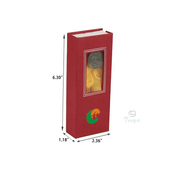 luxury bookmark box design for gift packaging with window