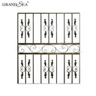 French style window grill design wrought iron security windows