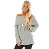 Wholesale Off The Shoulder 2019 womens winter sweater