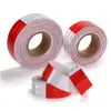 Red White Car Truck Safety Reflective Tape Self-adhesive Stripe Warning Tape