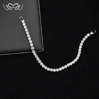 Wholesale Classic Italy 925 Silver Bracelet Diamond Tennis 925 Sterling Silver Bracelet
Wholesale Classic Italy 925 Silver Bracelet Diamond Tennis 925 Sterling Silver Bracelet