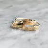 New Design Fashionable Unique Jewelry Minimalist Custom Name Designs Engraved Gold Ring for Women