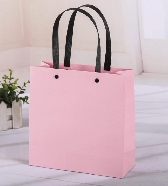 promotional eco friendly straw gifts flat polka dot paper bag