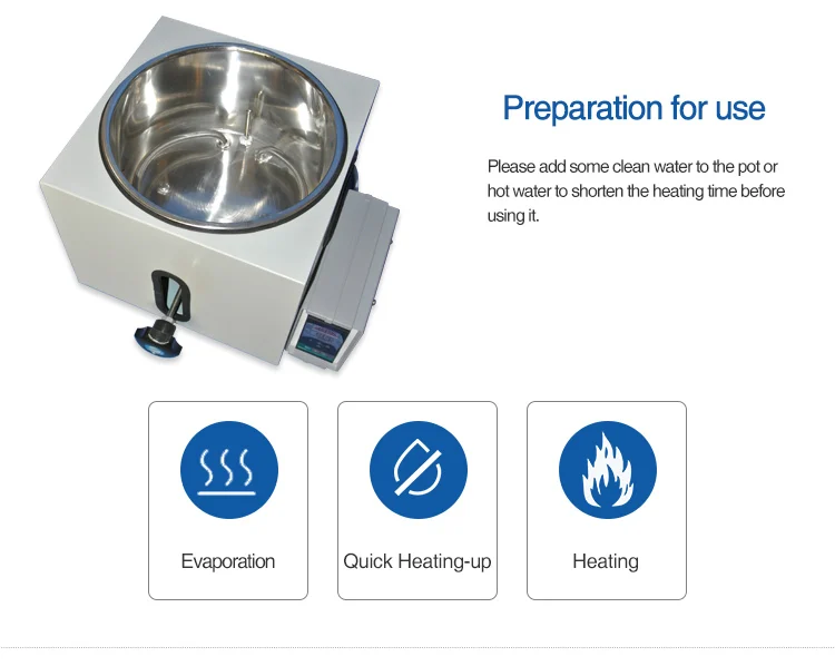 China Laboratory Equipment Magnetic Stirring Water Bath