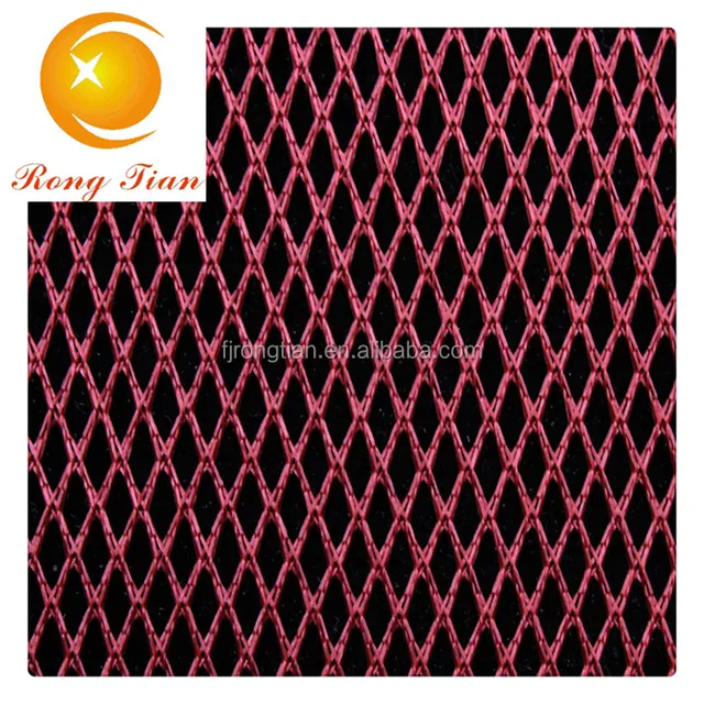 Manufacture pu coating diamond textile mesh fabric