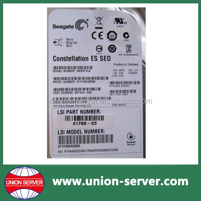 Product from China: Seagate Constellation ST4000NM0034 Festplatte / HDD
3,5'' SAS 4.096 GB Product from China: Seagate Constellation ST4000NM0034 Festplatte / HDD
3,5'' SAS 4.096 GB