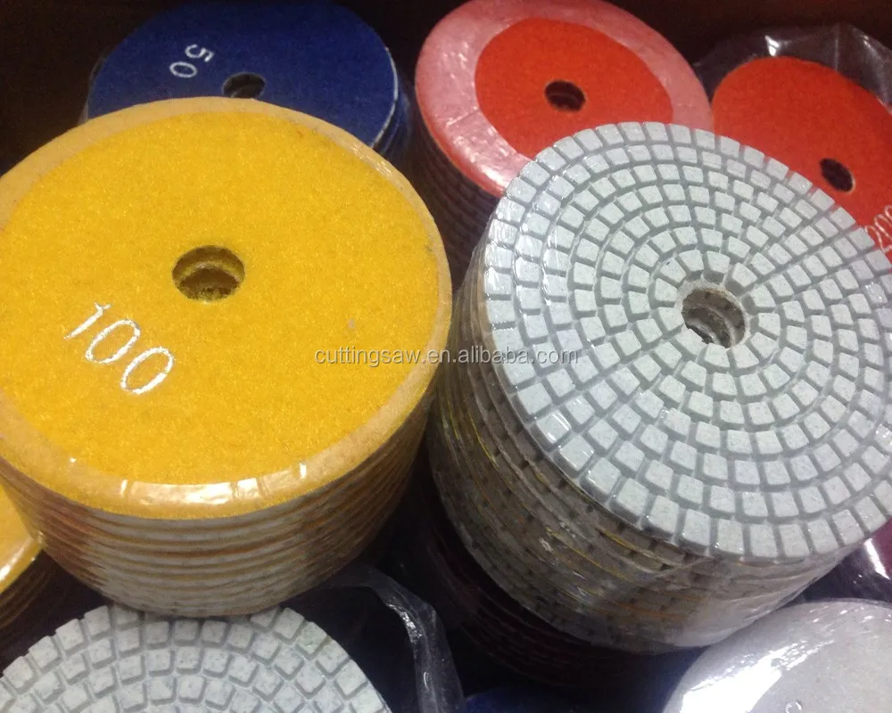 100mm flexible  Concrete  floor polishing Pads.jpg