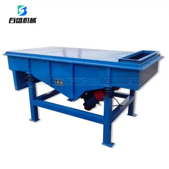 Top Sale linear small vibrator screen/linear vibrating screen plant for gold