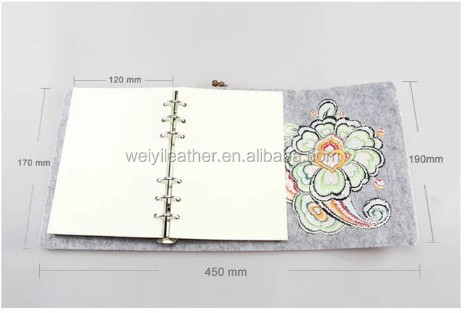 notebooks   (3) fabric book cover : as advertising promotional