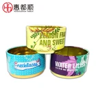 Stackable Air Tight Small Round Packaging Tin Containers For Saffron