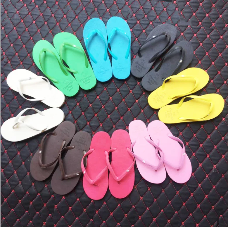Hot Sell Summer Sugar-colored Rubber Chanclas With Pop Flip Flops - Buy  Summer Slipper Unisex,Color Slipper,Rubber With Pop Flip Flops Product on  Alibaba.com