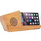 Bamboo Sound Amplifier with phone holder