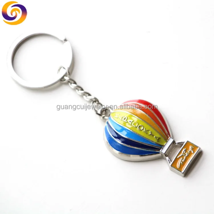 hot air balloon keyring
