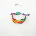 Handmade Braided String Bangle Bracelet Double Layer Rope Chain