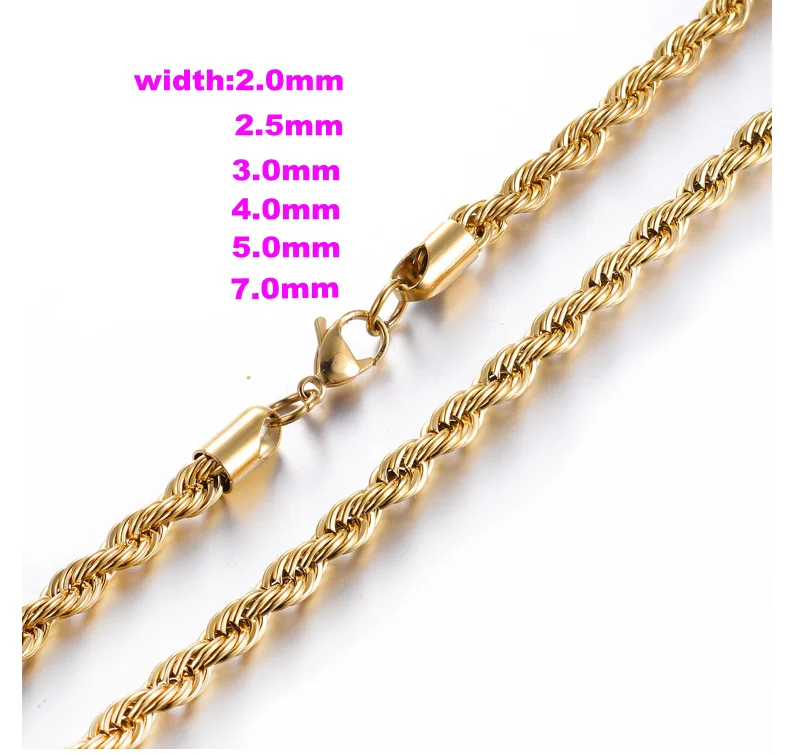 Beiyan Jewelry wholesale amazon top seller 2021 women mens fashion rope 18k gold plated stainless steel jewelry necklace chain, Gold,silver,pink
Beiyan Jewelry wholesale amazon top seller 2021 women mens fashion rope 18k gold plated stainless steel jewelry necklace chain, Gold,silver,pink