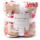 Super soft 100% polyester coral fleece Mexican royal throw christmas plush blanket
