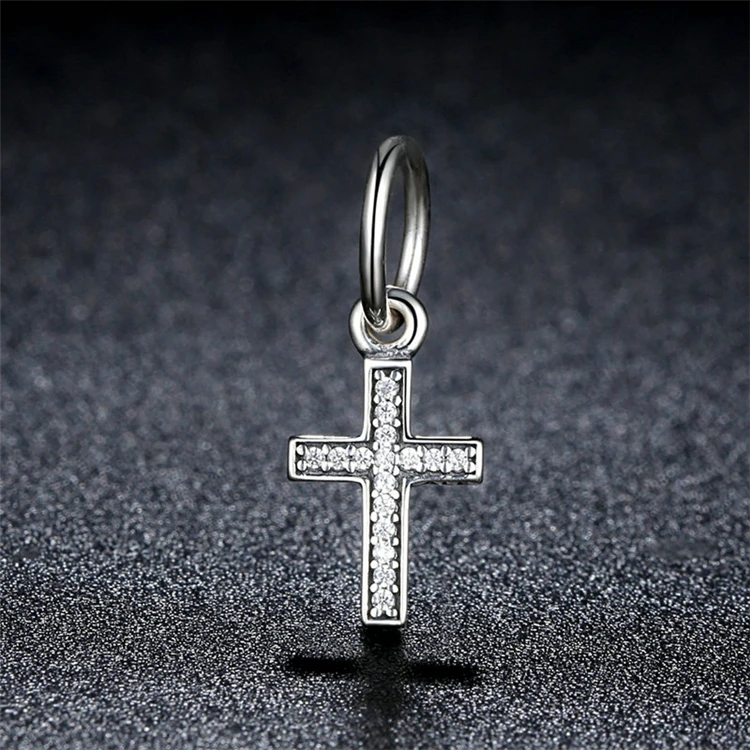 Fashion Little Cross Dangle Bead 925 Sterling Silver Jewelry Bracelet Charm Wholesale
Fashion Little Cross Dangle Bead 925 Sterling Silver Jewelry Bracelet Charm Wholesale