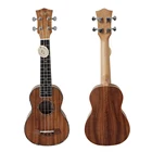 china wholesale Aiersi Brand 21 inch soprano koa ukulele for musical instrument