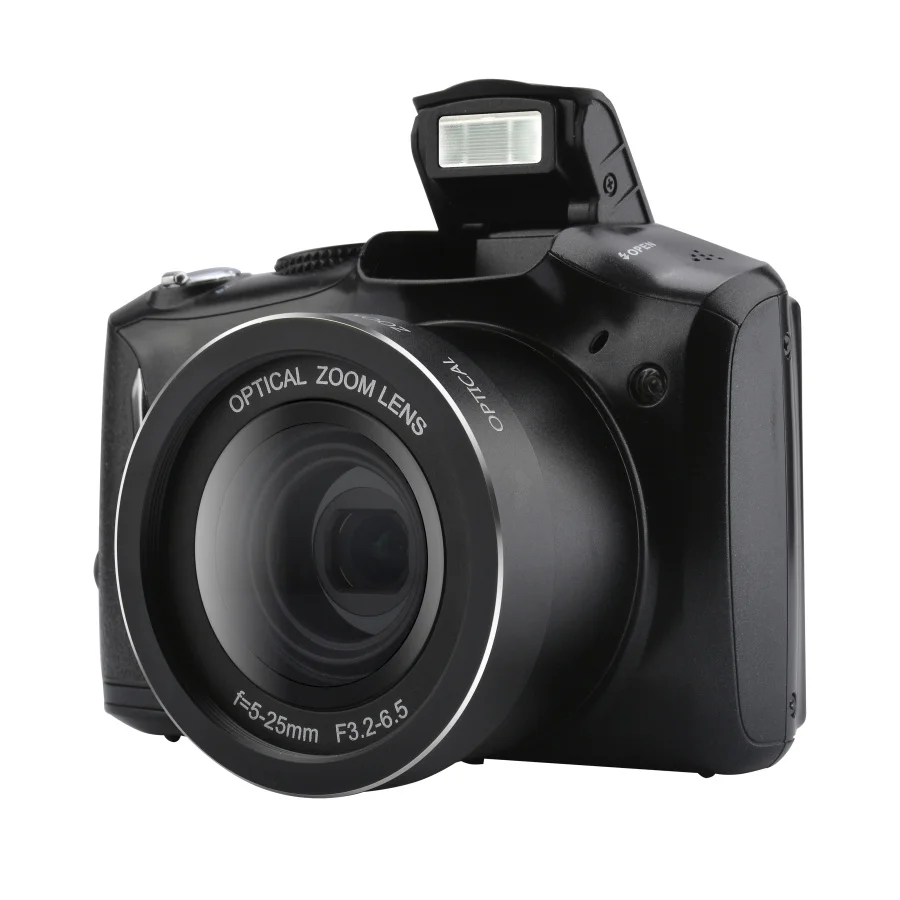 

24MP DSLR Camera with 3.5'' TFT display and 4X Digital Zoom Video Camera, Black