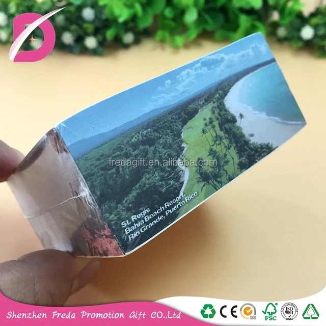 promotional paper cube brick souvenir gift of tourism