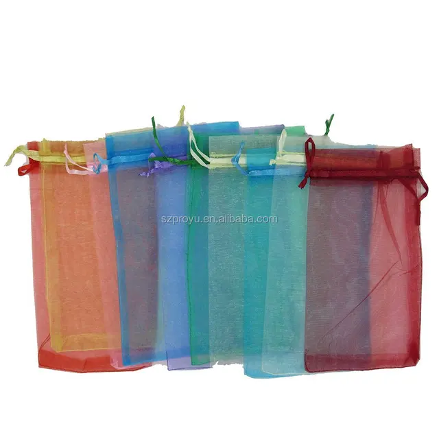 wedding party candy organza drawstring favour gift mini bags