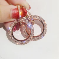Free shipping 2019 New jewelry high-grade elegant crystal earrings round Gold and silver earrings wedding earrings for woman
Free shipping 2019 New jewelry high-grade elegant crystal earrings round Gold and silver earrings wedding earrings for woman