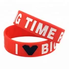 25PCS 3/4 Inch Wide I Love Big Time Rush Silicone Wristband