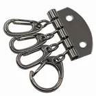 New Genuine Leather Two Buttons Key Wallet Case Keychain / Hot Selling Key Chains In India