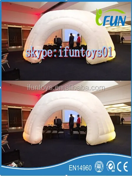inflatable mini office / lighting offices inflatable tent / inflatable mini office pod with lights