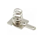 Hot sell metal stamping parts for battery contact plate aaa battery leaf pcb spring contact